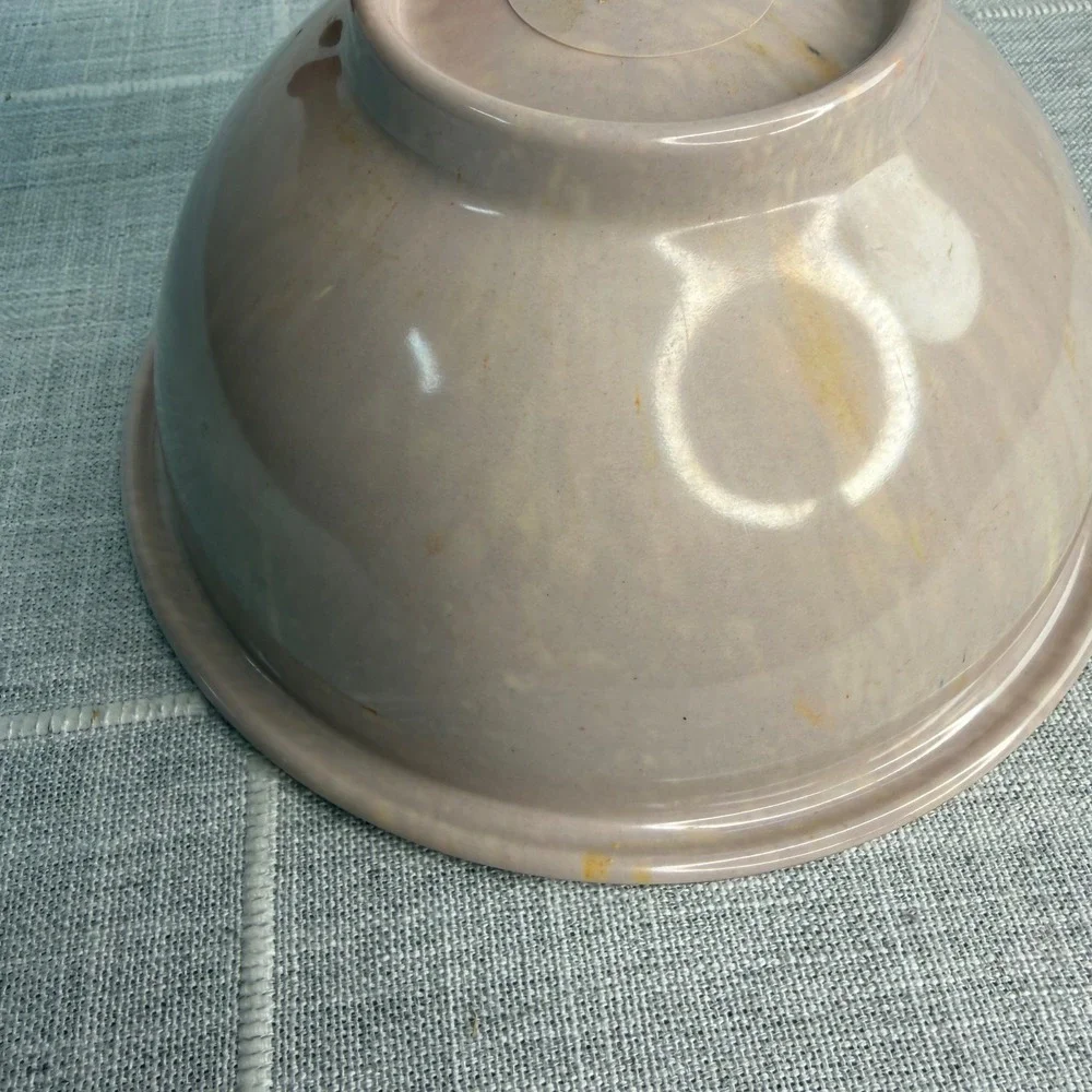 Texas Ware? Pink Confetti Melamine Bowl Mixing Bowl 8